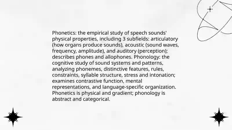 The difference between Phonetics and Phonology 3