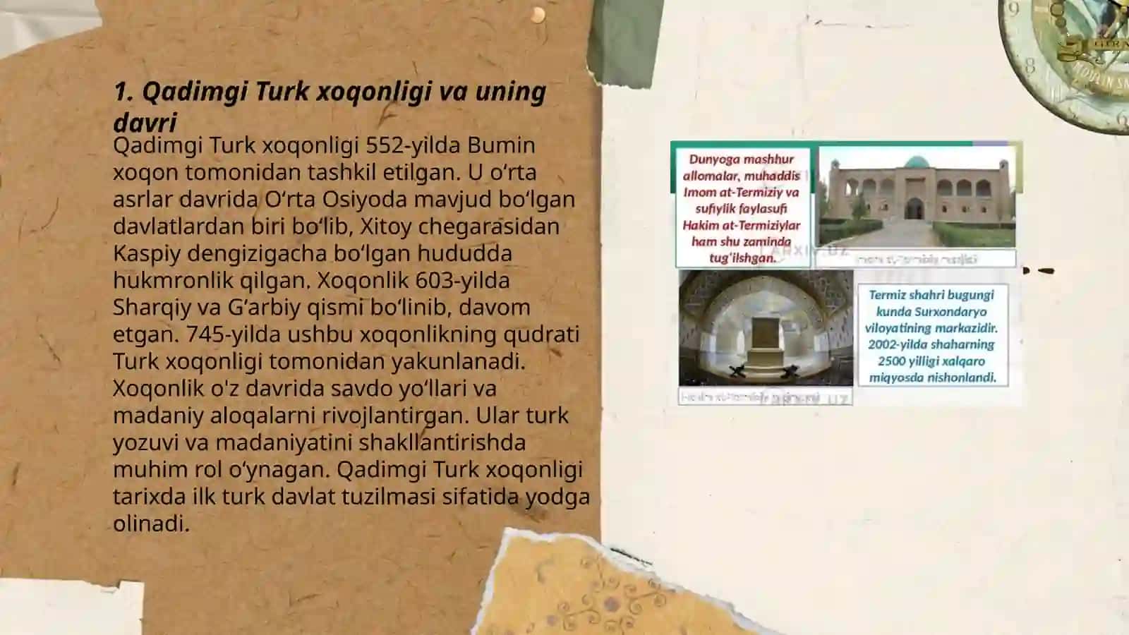 O’zbek davlatchiligining tarixiy bosqichlari 3