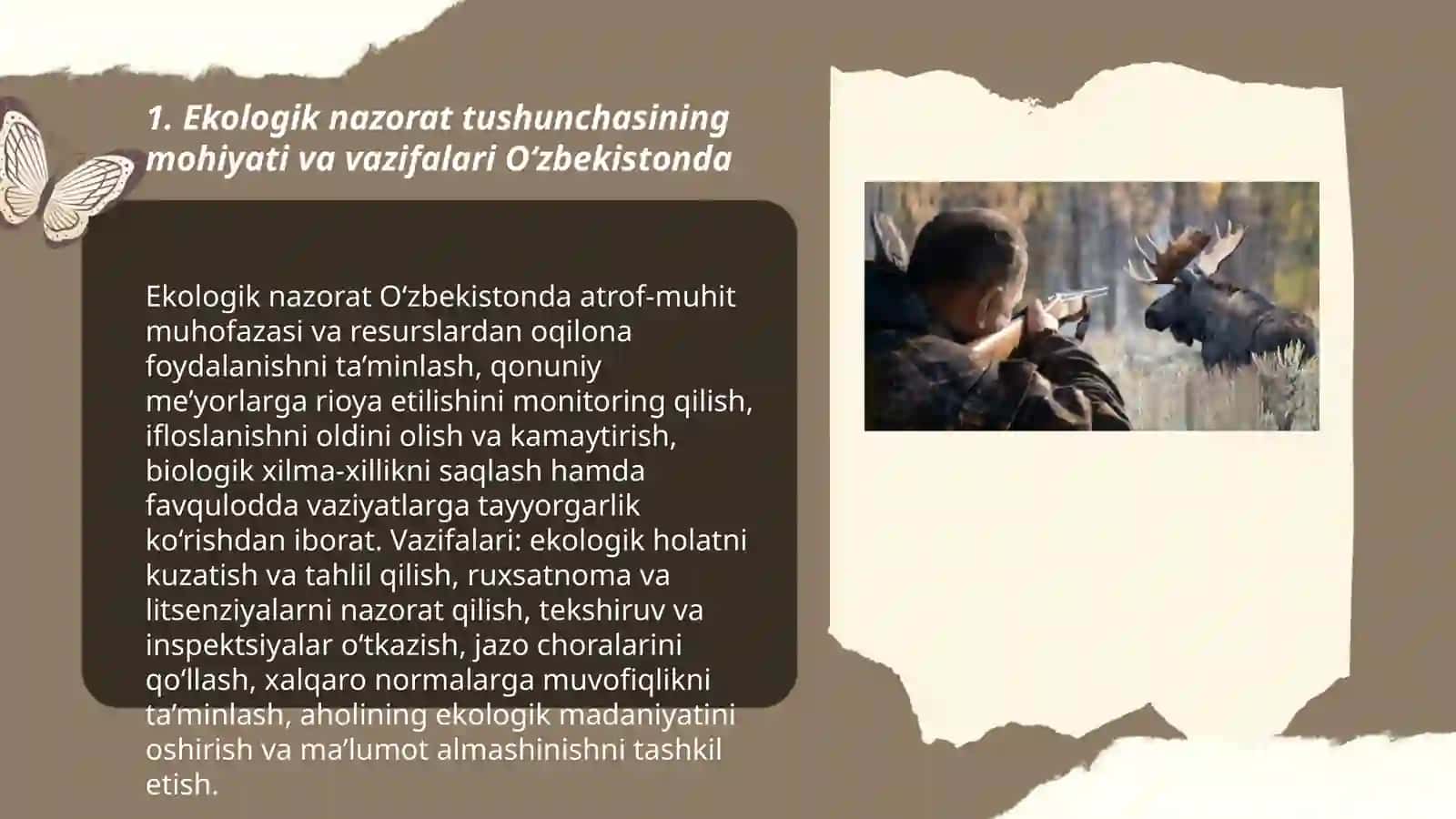 O‘zbekistonda ekologik nazorat tushunchasi. Xalqaro “Qizil kitob”ni tashkil etilishi 3