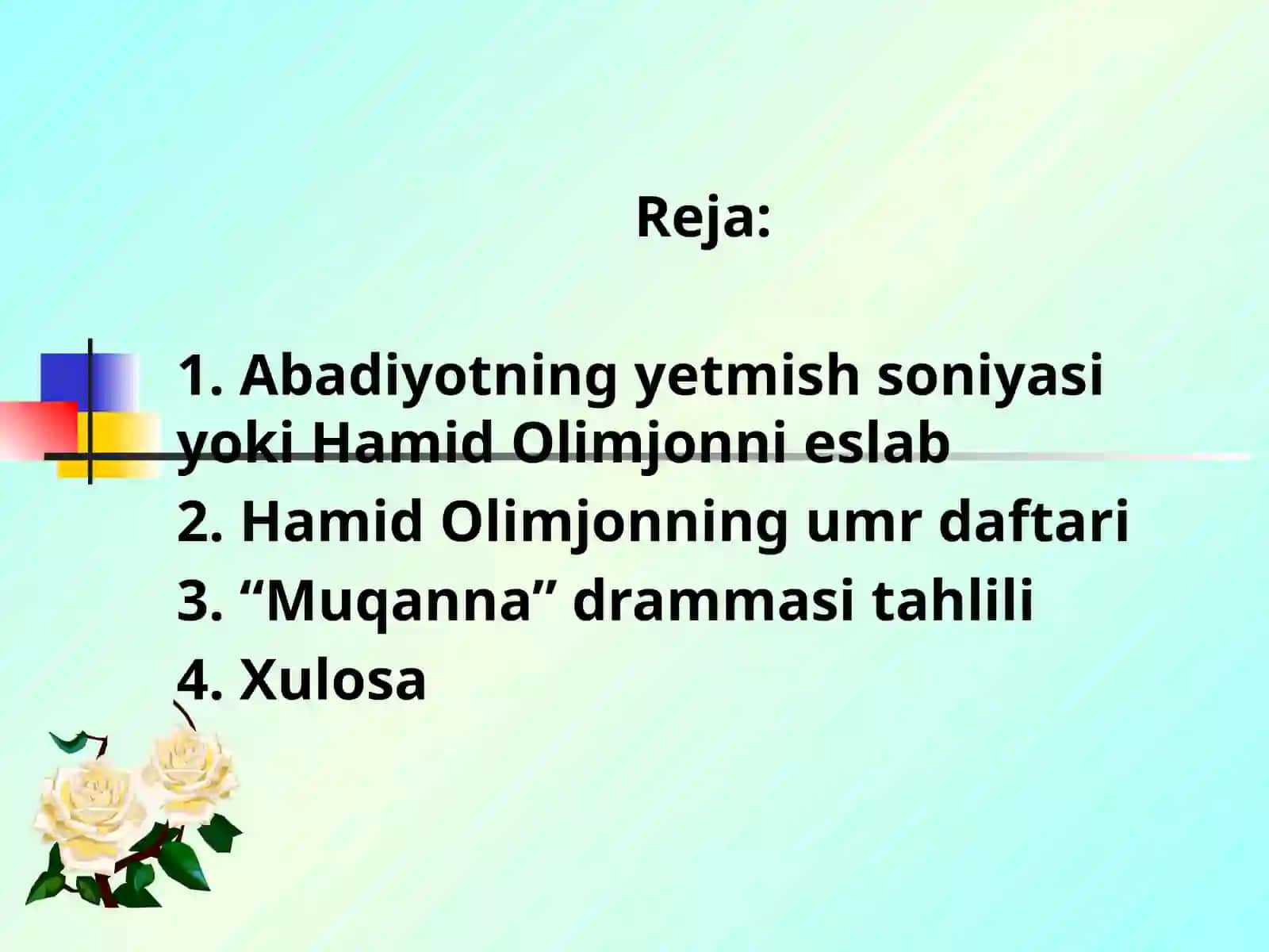 5-sinf Adabiyot Hamid Olimjon hayoti va ijodi mavzuda dars ishlanmasi 3