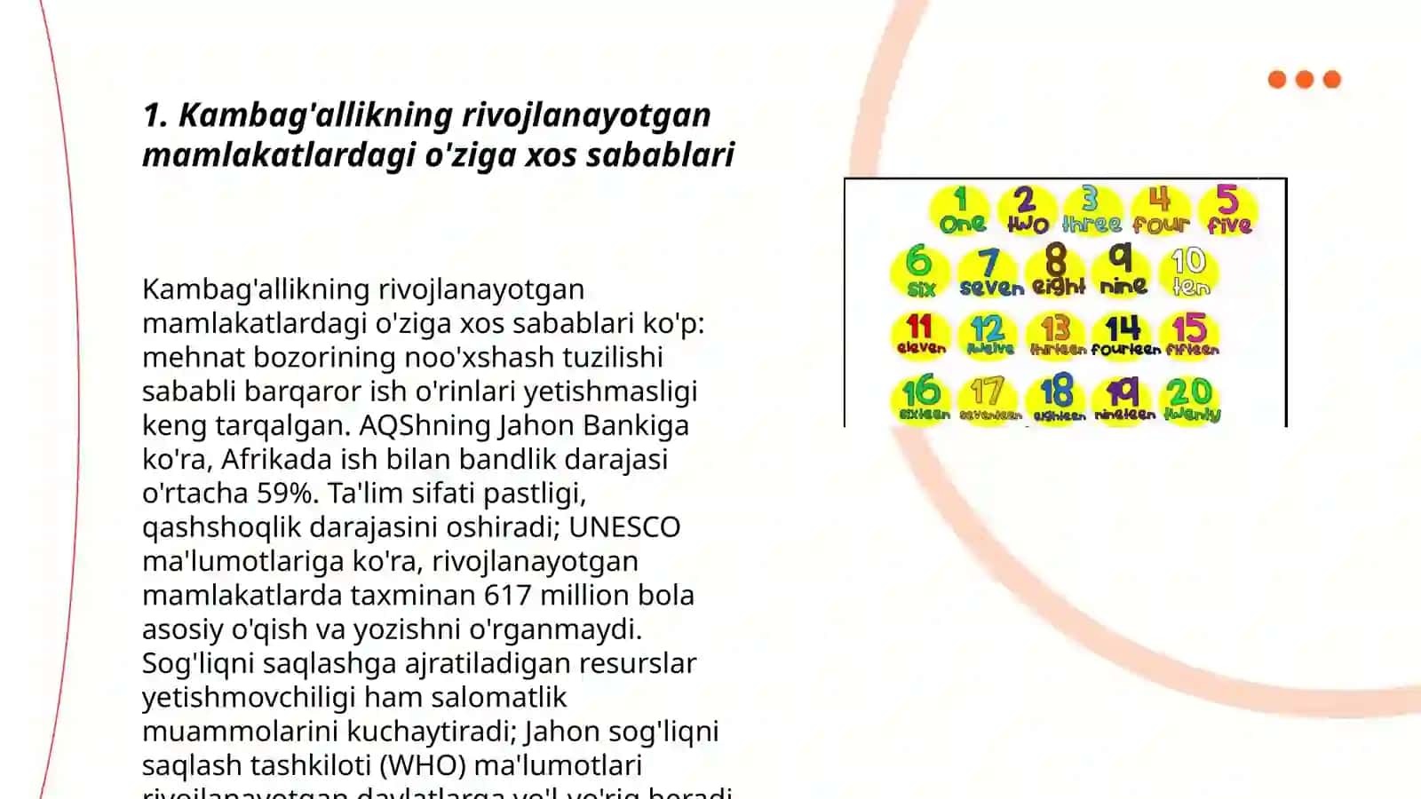 Rivojlanayotgan mamlakatlarda kambag'allik muommosi va uni hal etish yo'llari- Baxtiyorov Bahodir 3