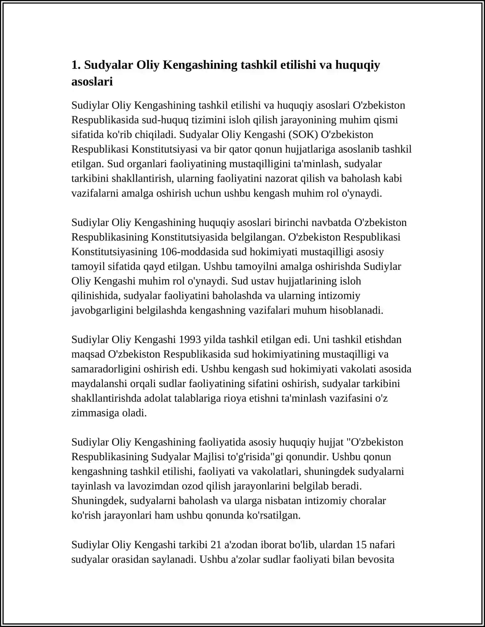 Sudyalar Oliy Kengashi 3