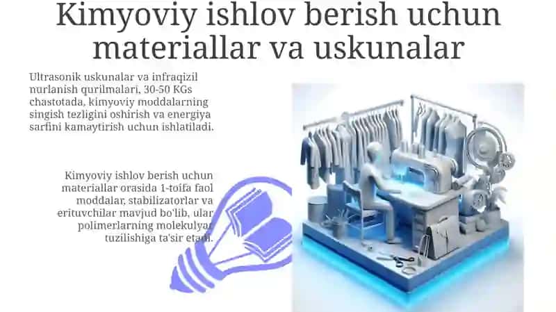 Kimyoviy ta'sir usullarni qo‘llab tikuv buyumlarini tikish texnologiyasi 3