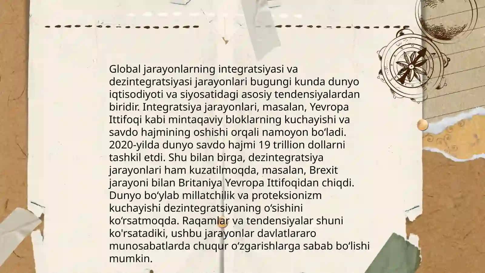 Global jarayonlar dialektikasi 3