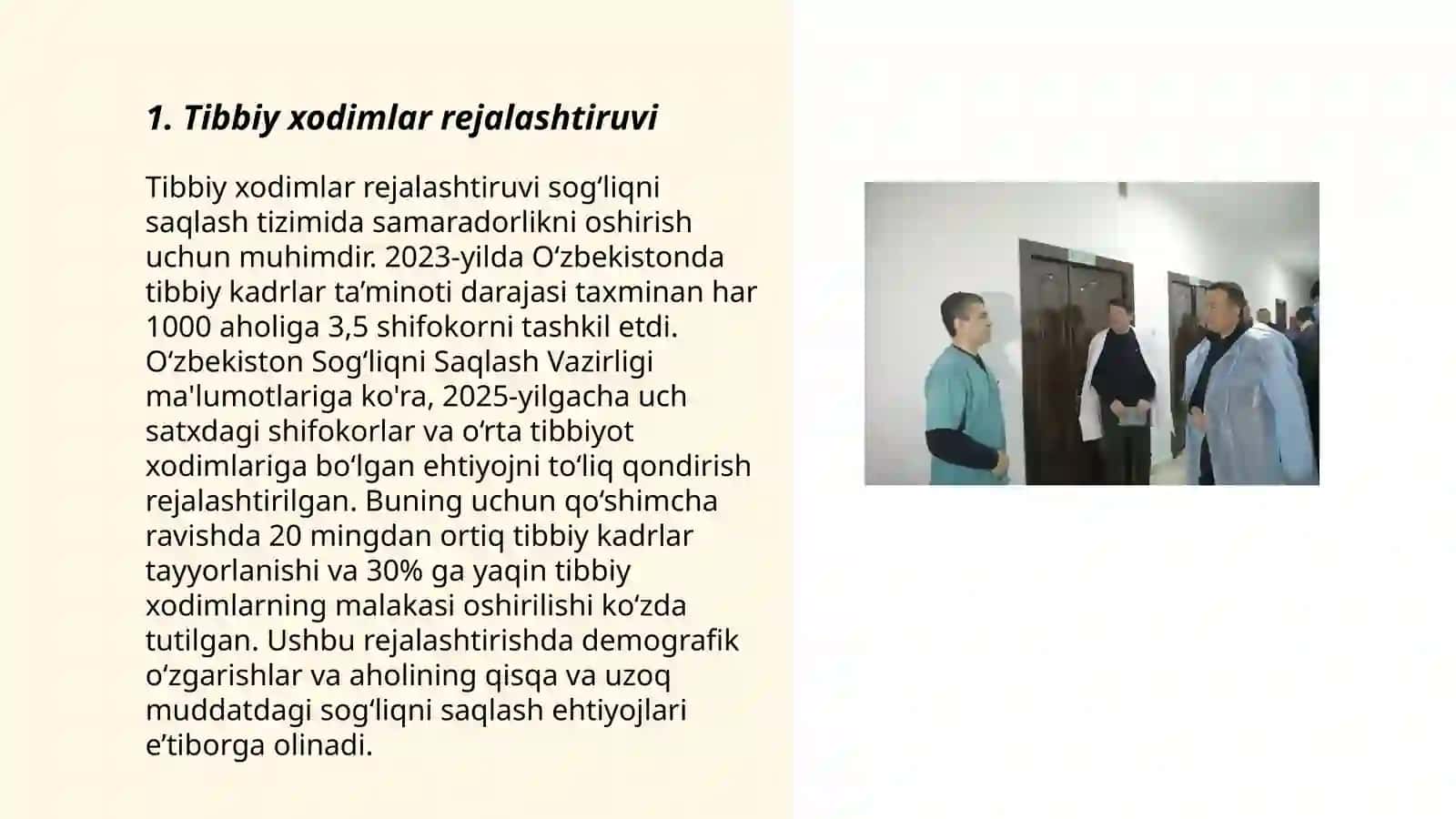 Tuman markaziy shifohonasi ishini tashkil qilish 3