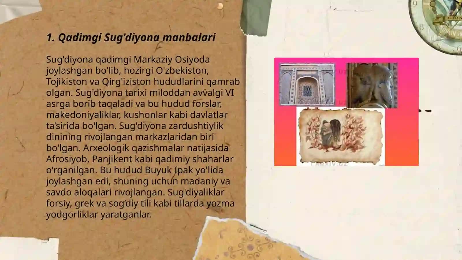 Markaziy Osiyoning qadimgi va ilk oʻrta asrlar tarixiga oid manbalar 3