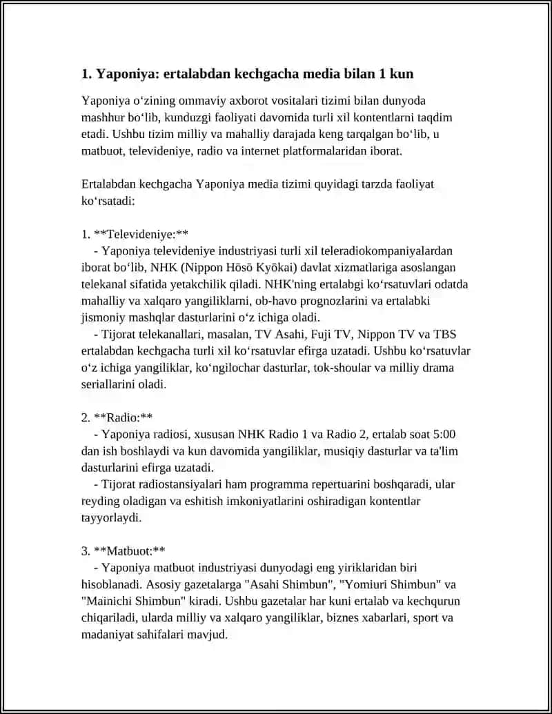 MEDIA BILAN 1 KUN 3