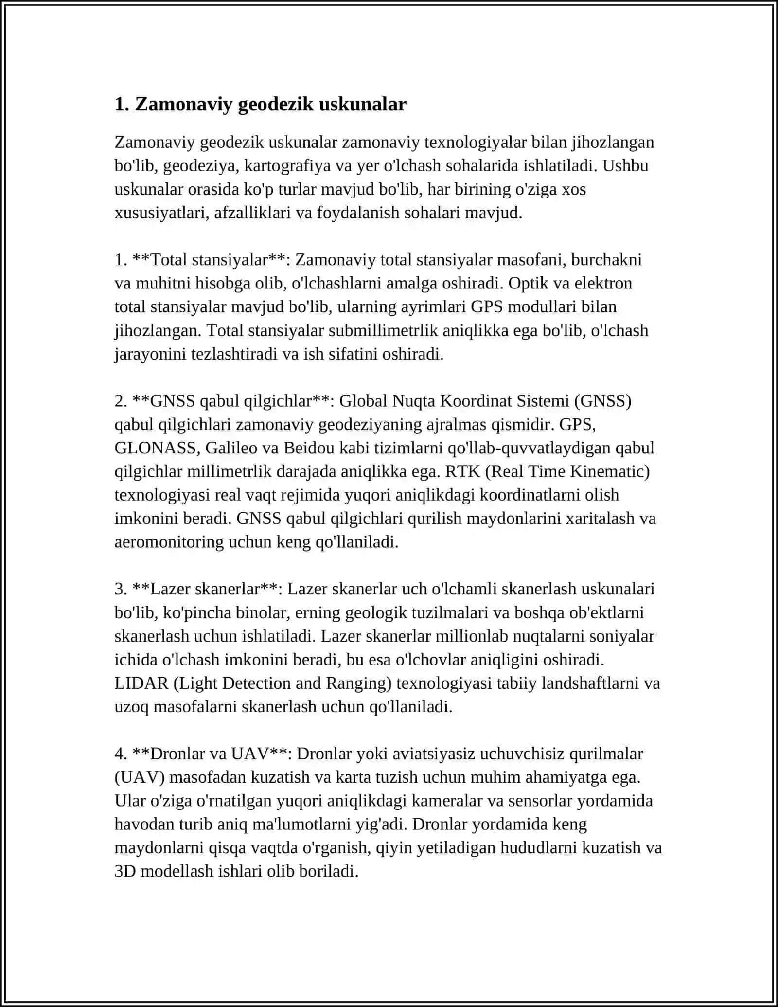 ZAMONAVIY GEODIZIK TIODALITLAR 3