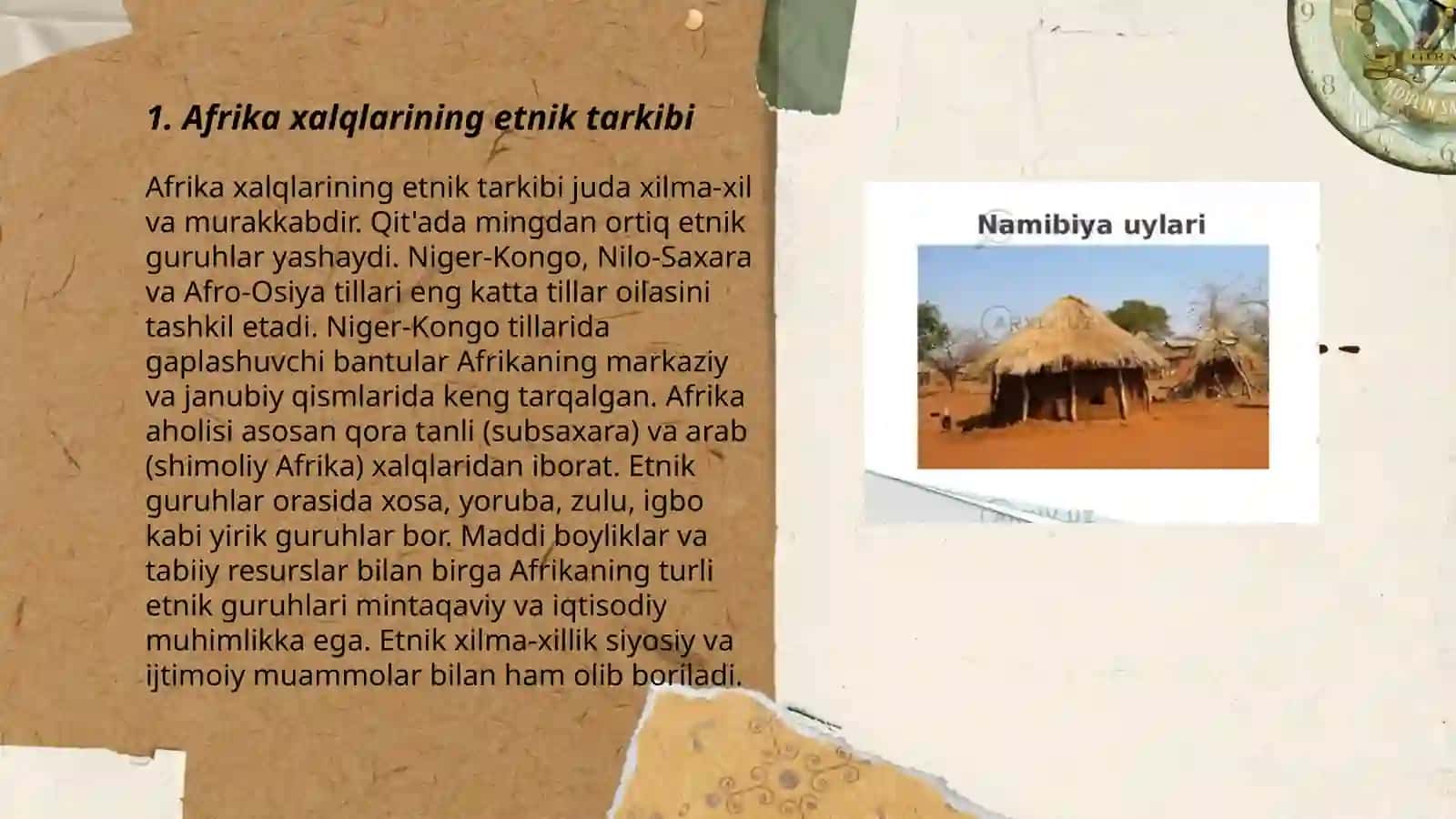 Afrika xalqlari etnik tarixi, klassifikatsiya xususiyati 3