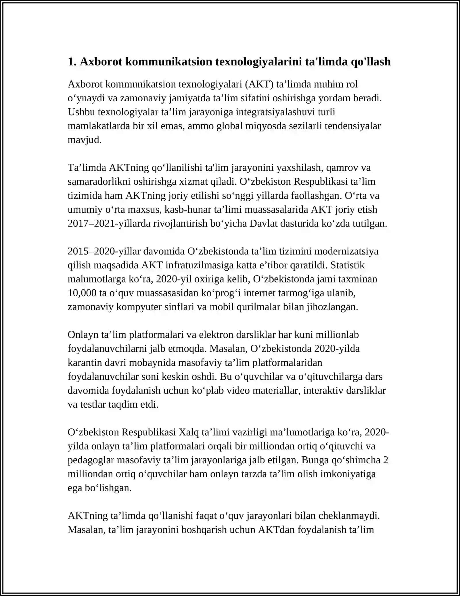 PEDAGOGIK TEXONOLOGIYALAR 3