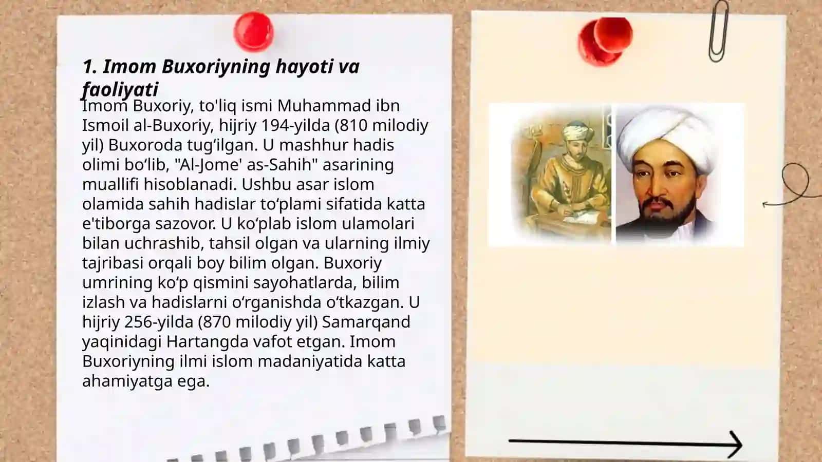 Imom Buxoriy va Termiziyning hayot yoʻli 3