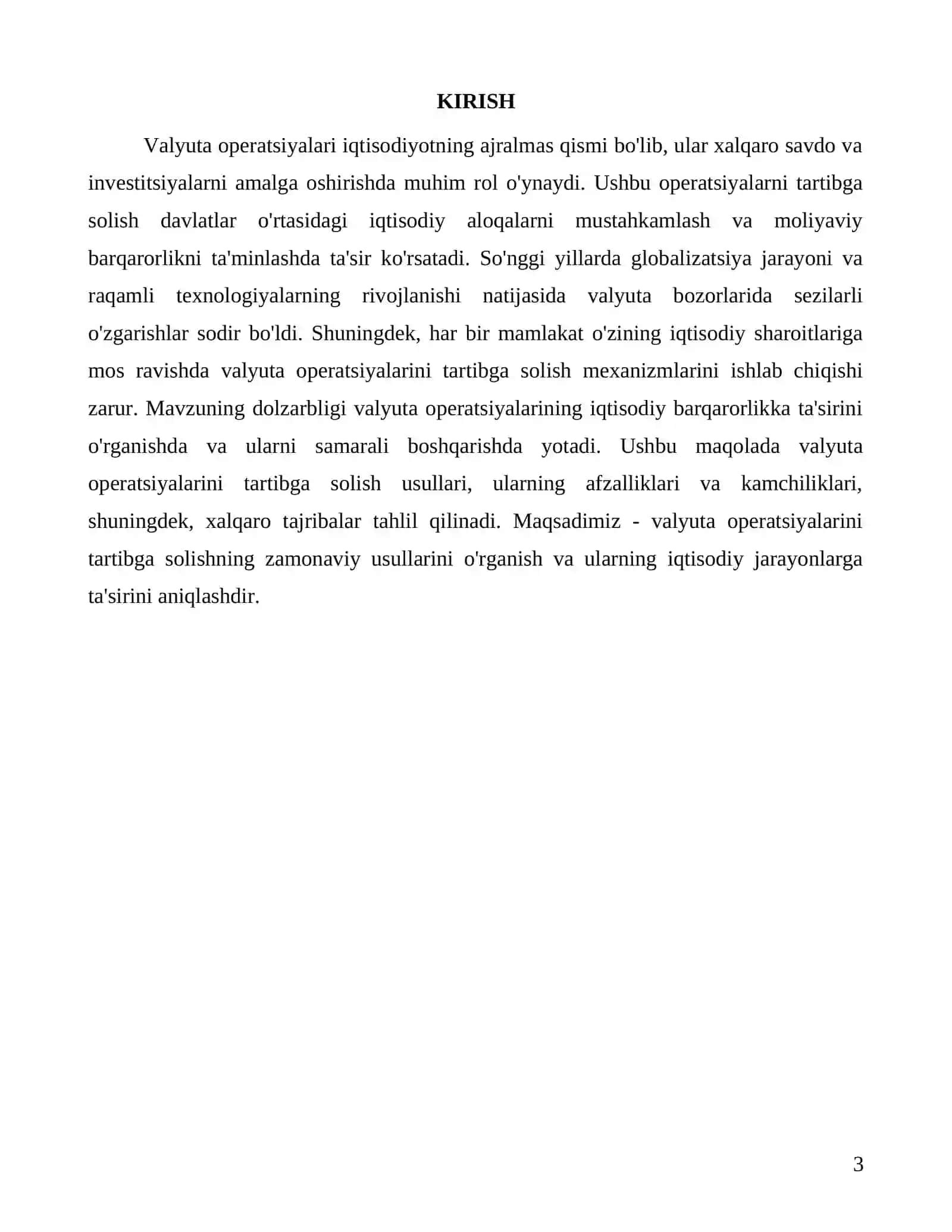 Valyuta operatsiyalarini tartibga solishning zamonaviy usullari 3