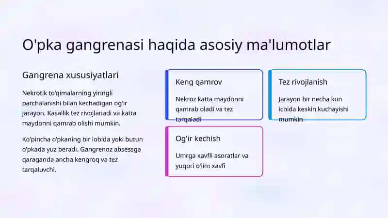 O'pka absessi va gangrenasi 3