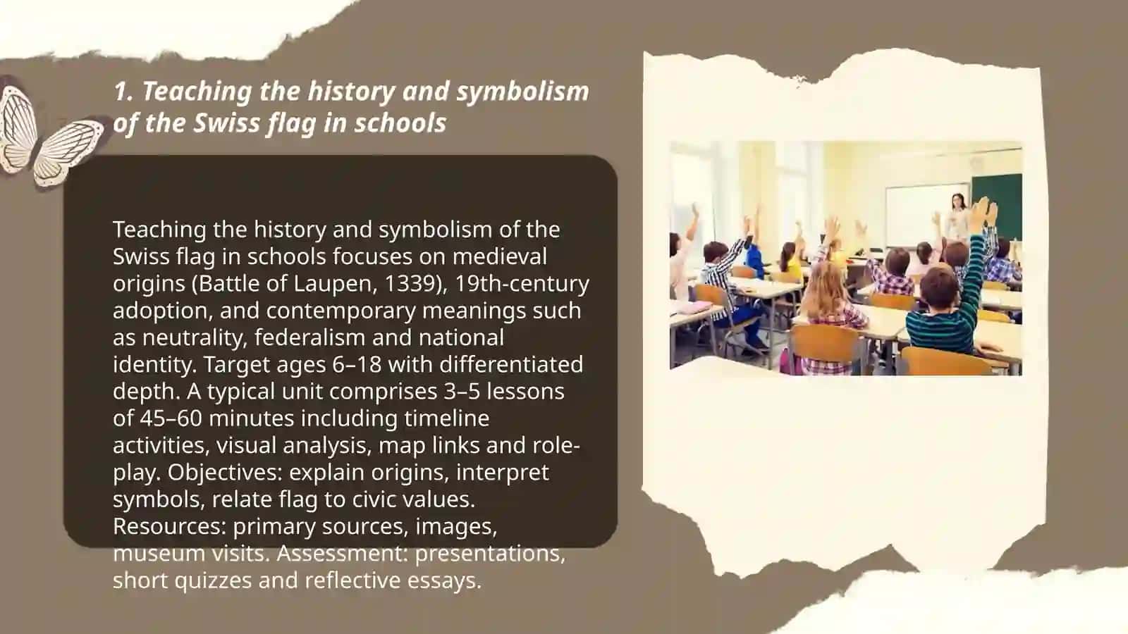 Education and symbols in Switzerland 3