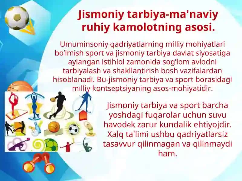 Maktabgachayoshdagi bolalar jismoniy tarbiyasining shakllari 3