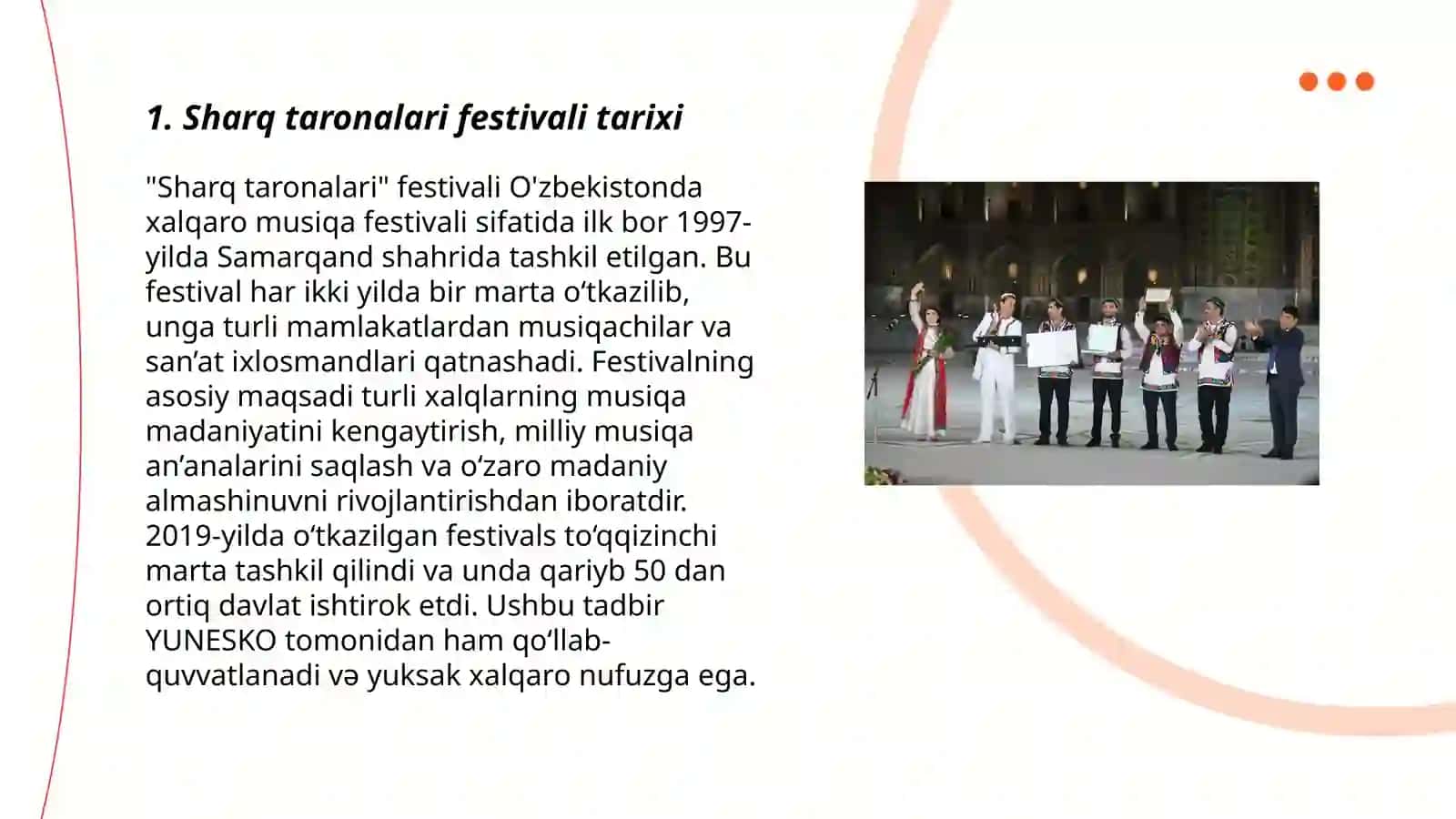Sharq taronalari festivali tarixi 3