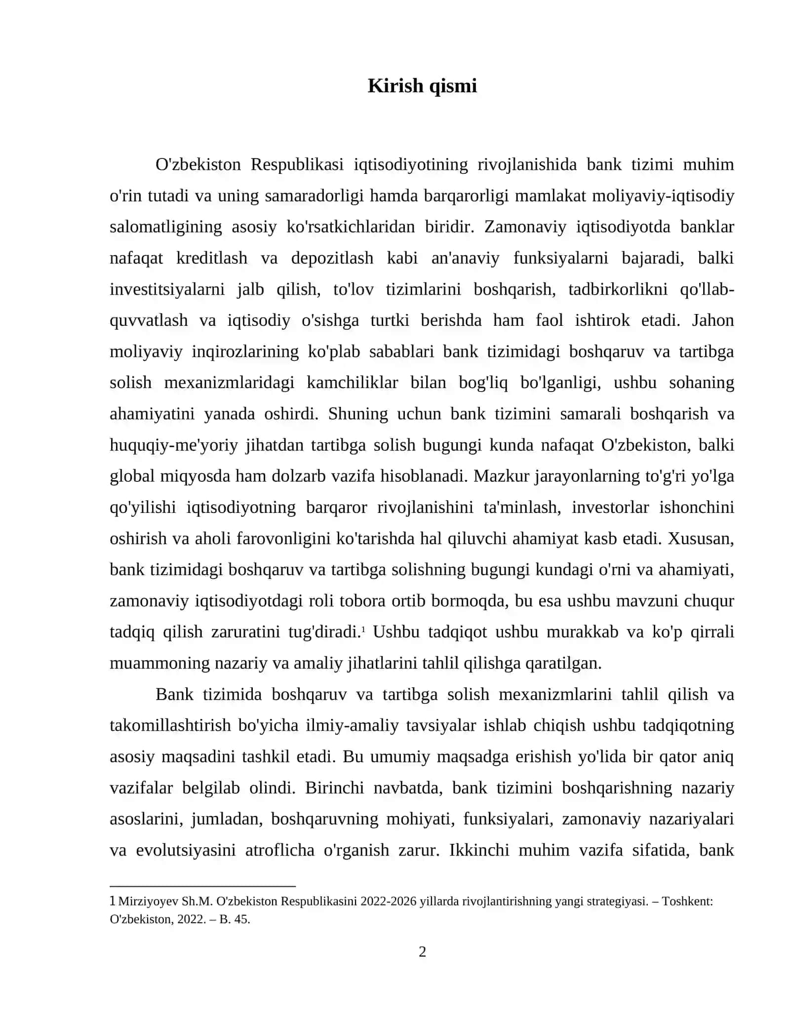 Bank tizimida boshqaruv vatartibga solish 3