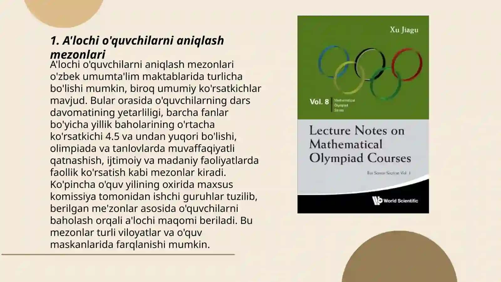 A'lochi o'quvchilarni aniqlash mezonlari 3