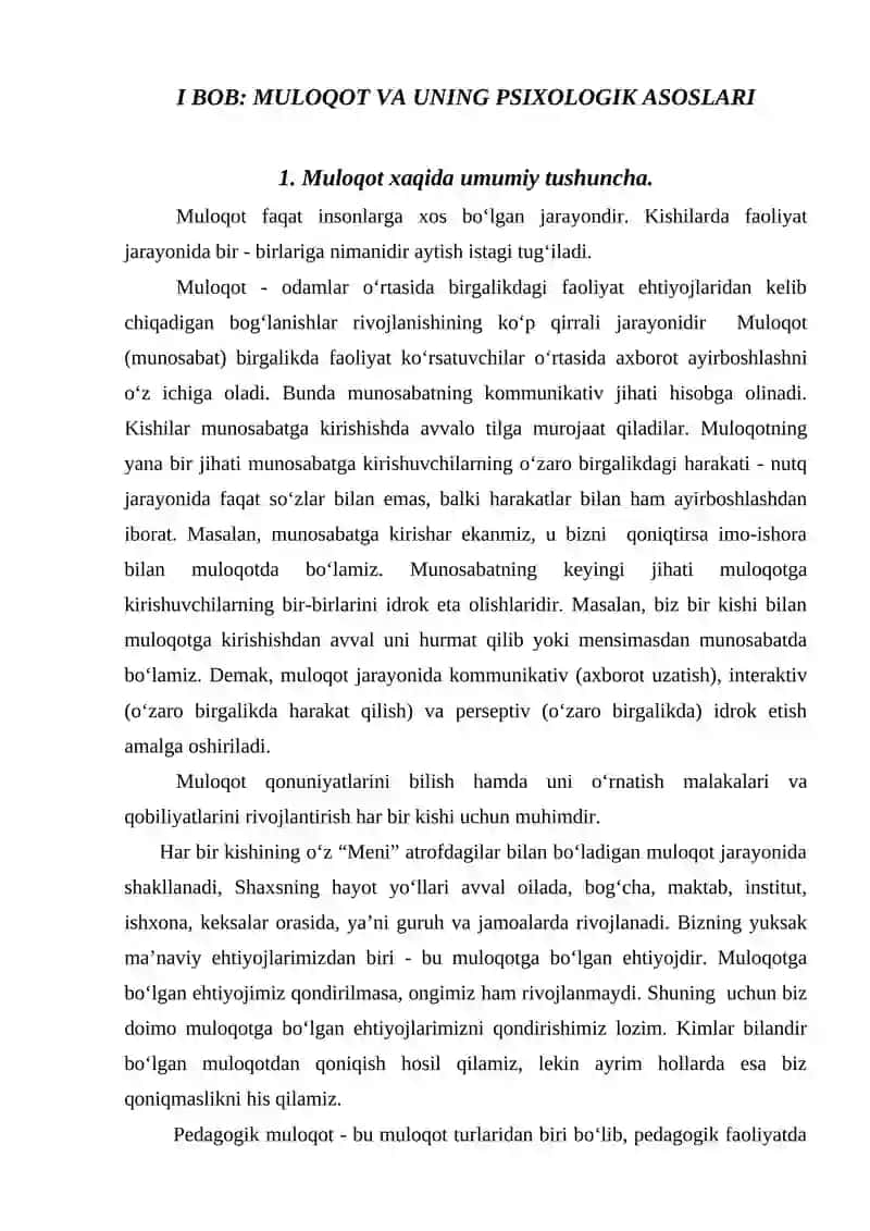 Muloqotning shaxslararo munosabatlardagi psixologik ahamiyati 3