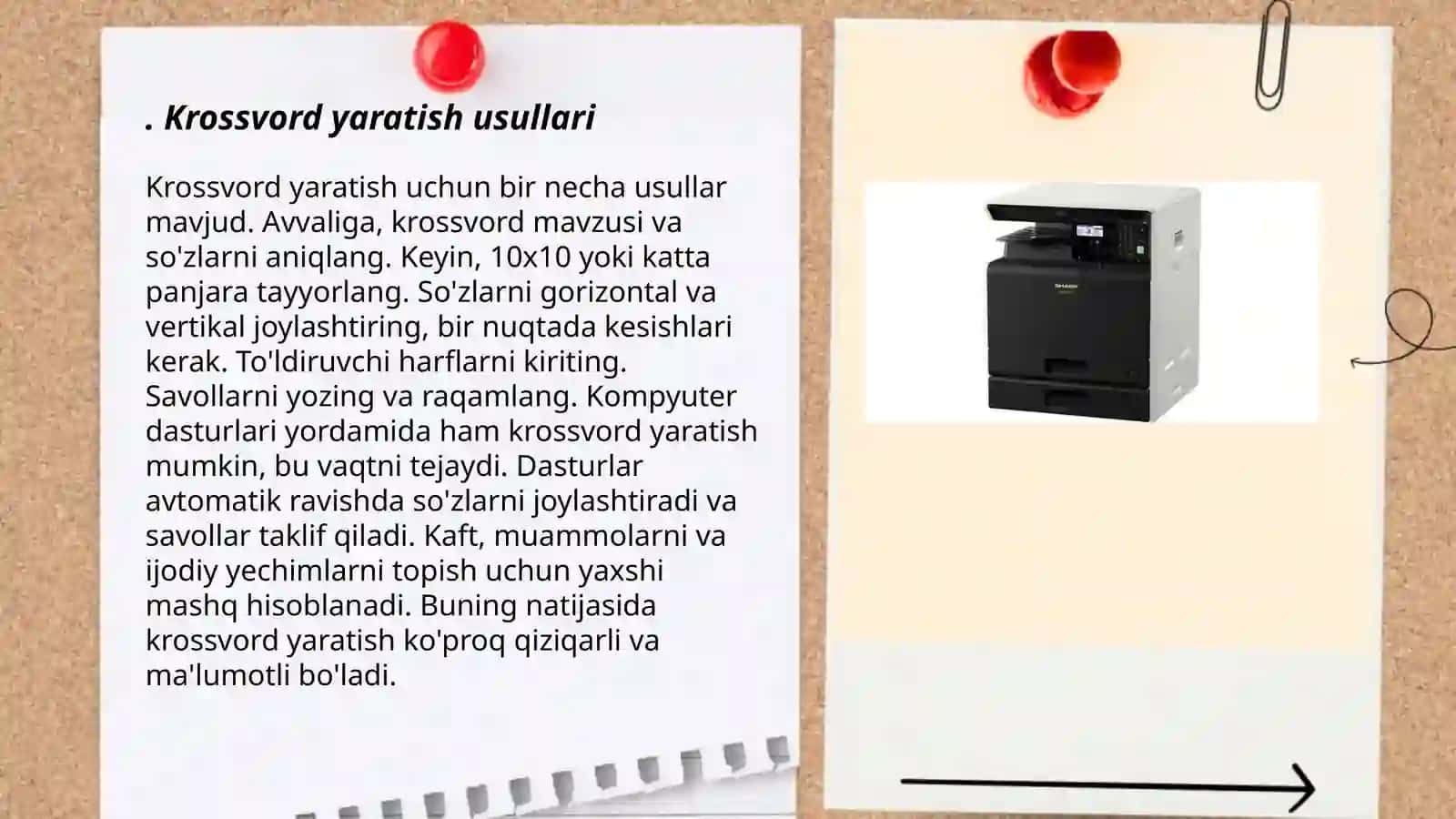 Krossvord yaratish usullari 3