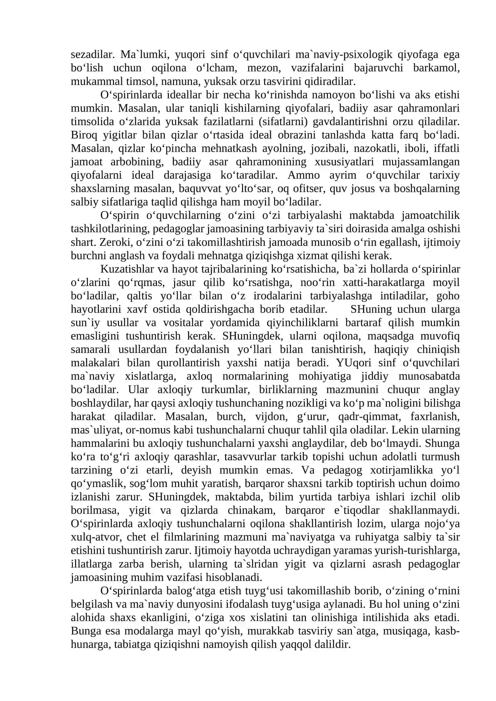 Ilk o‘spirinlik va yoshlik davrida psixik rivojlanish xususiyatlari 3
