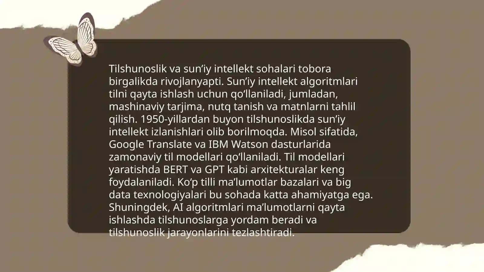 Tilshunoslikning zamonaviy yoʻnalishlari 3