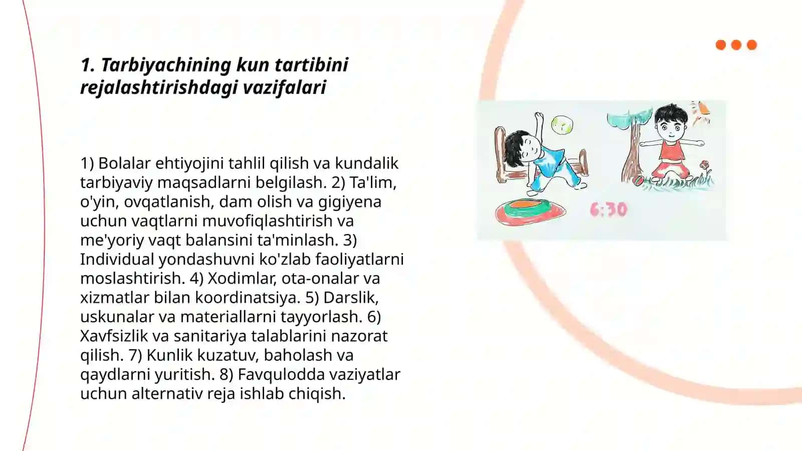 Kun Tartibini Tashkil Etishda Tarbiyachining Roli 3