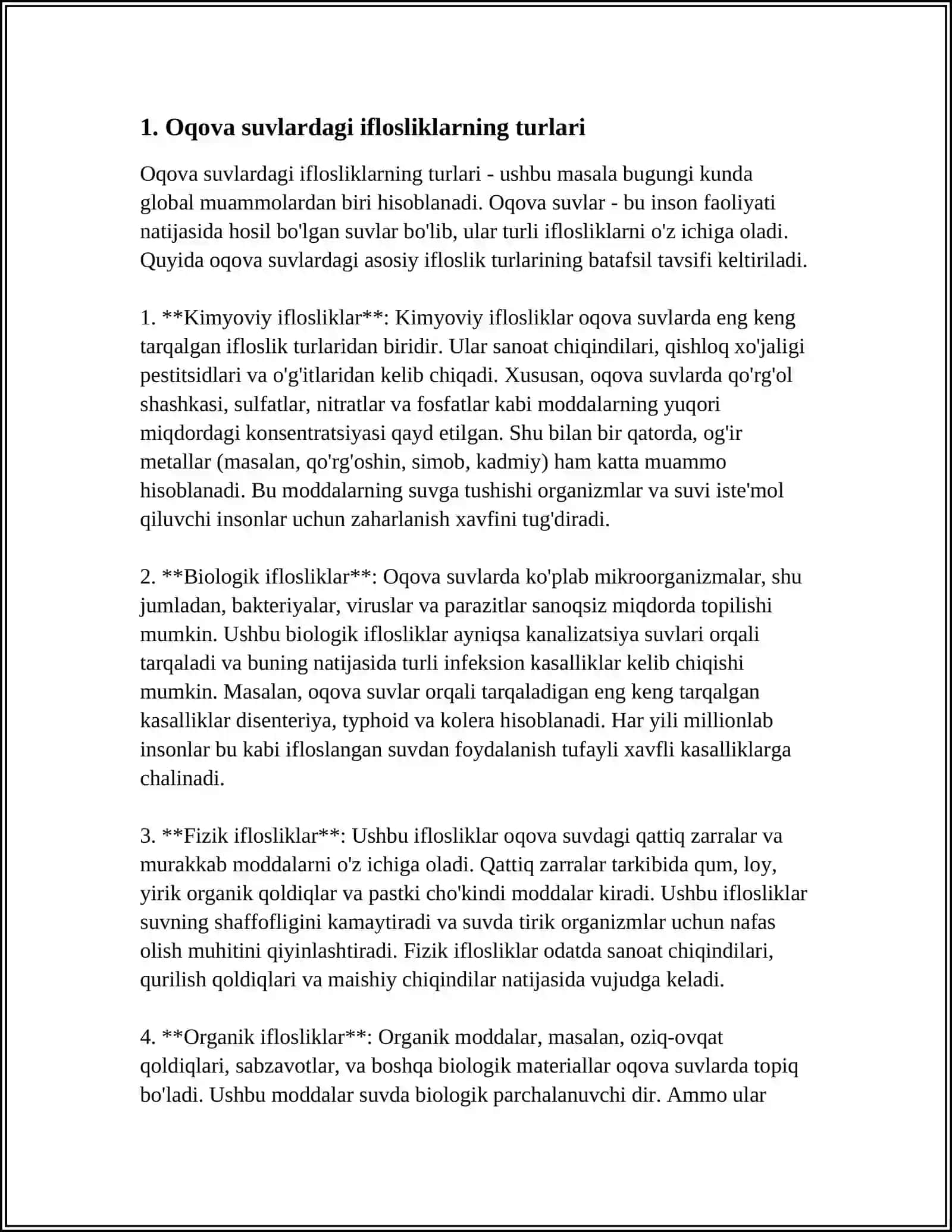 OQOVA SUVLARNI NEYTRALLASH USULI BILAN TOZALASH 3