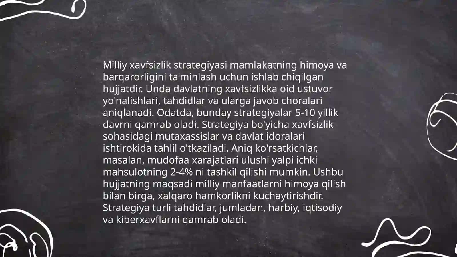 Milliy xavfsizlik strategiyasi 3