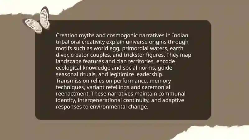 Oral creativity of Indian tribes 3