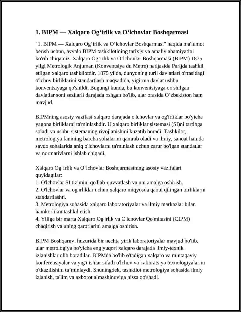 Xalqaro Ogʻirlik va Oʻlchovlar Boshqarmasi 3