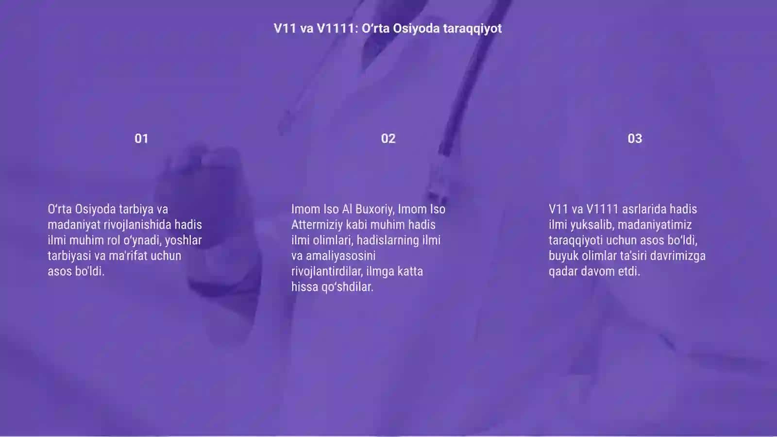 Oʻrta Osiyoda Tarbiya va Madaniyat Rivojlanishi 3