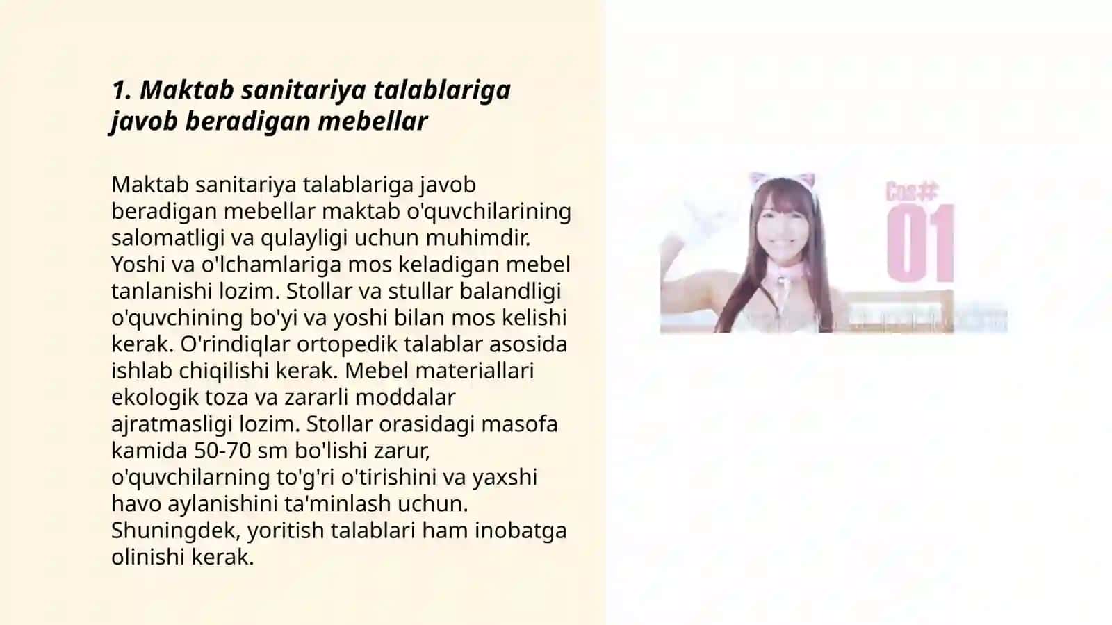Ta`lim-tarbiya ishlari gigiyenasi. Maktab yoshi va o‘quv yili gigiyenasi 3