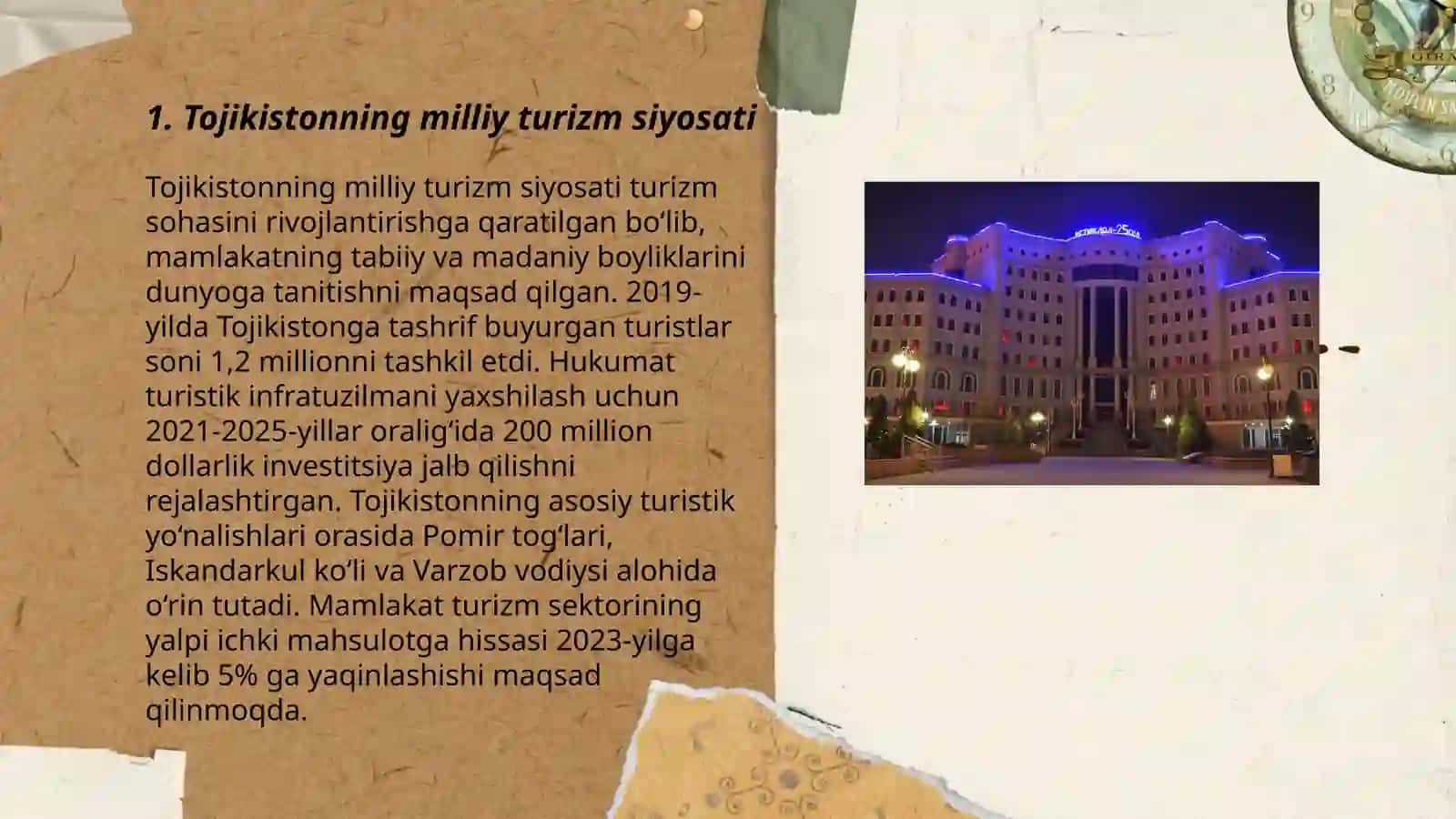 Tojikistonning milliy turizm siyosati 3