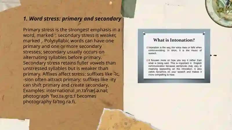 Stress, Syllable, Intonation 3