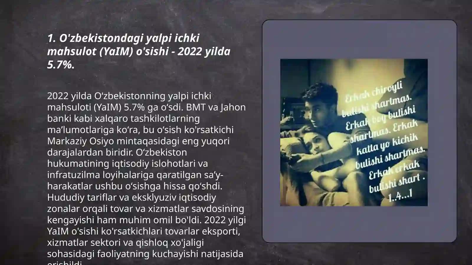 O'zbekistondagi turli javxalar bo'yicha statistikalik ma'lumot 3