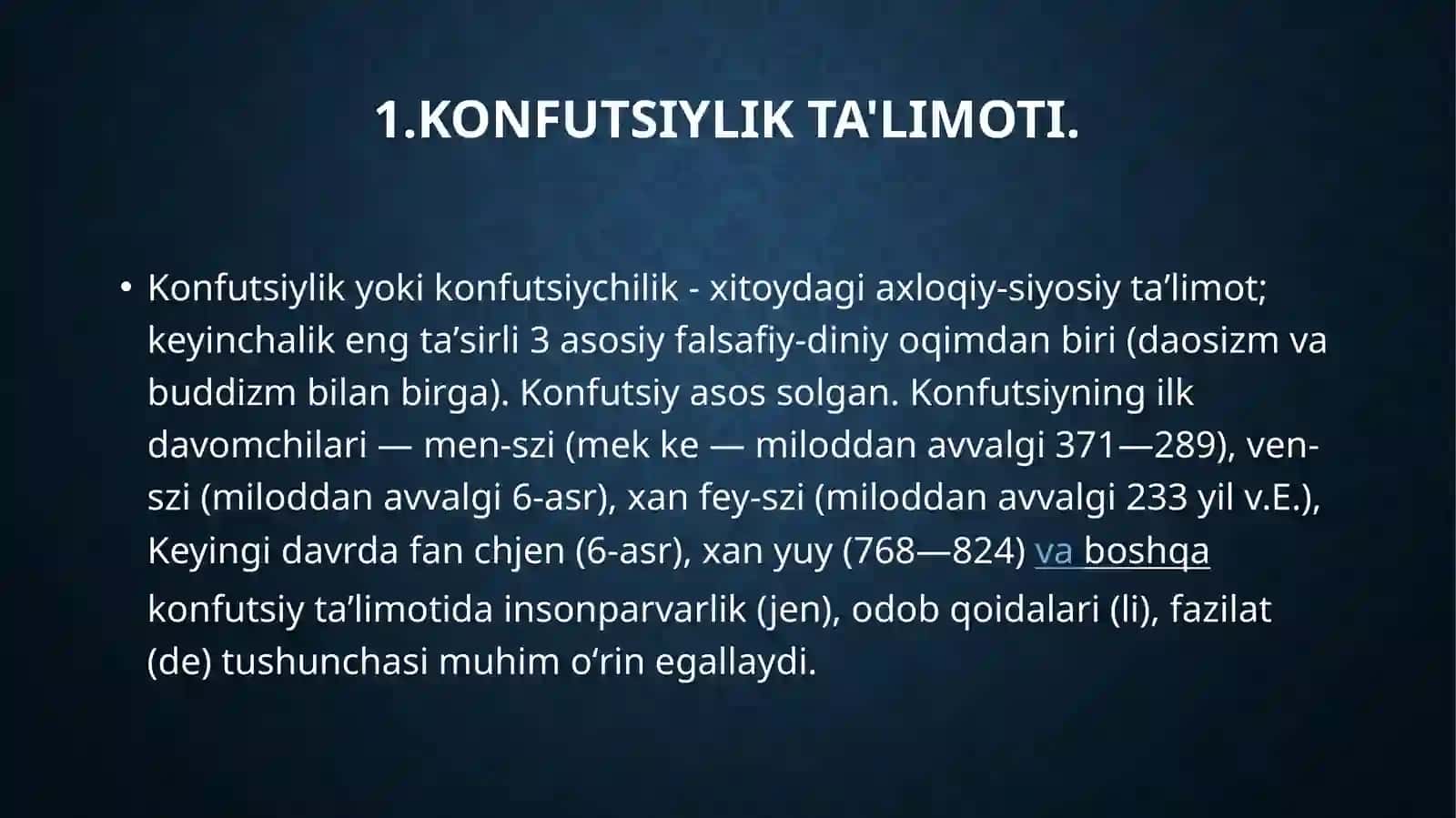 Konfusiy ta’limoti va uning falsafiy qarashlari 3