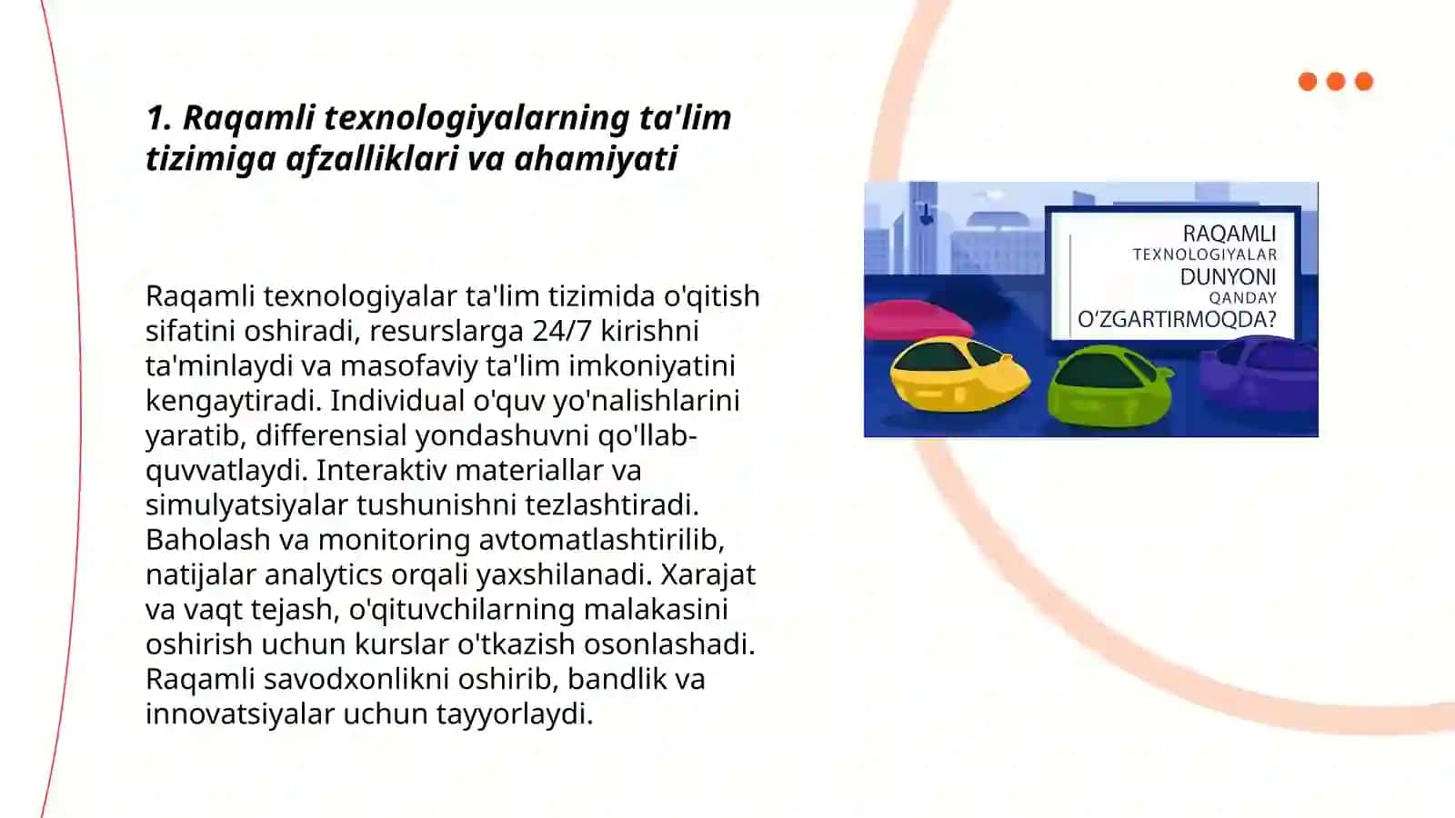 Raqamli texnologiyalarning afzallik va ahamyati 3