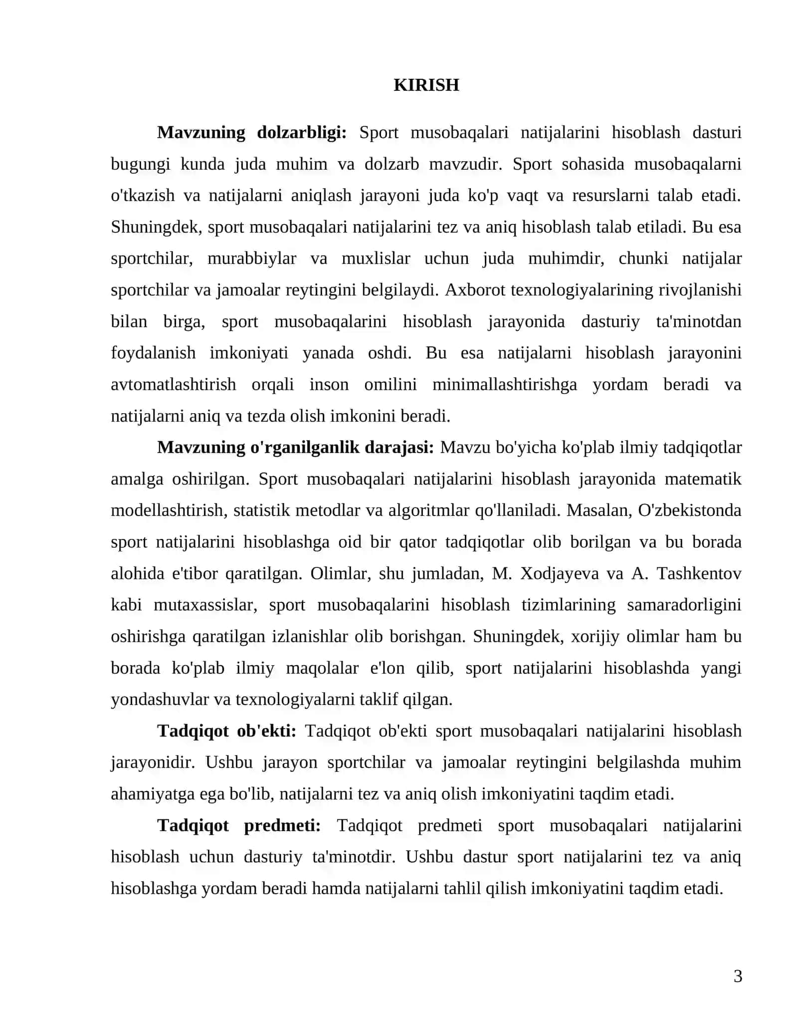 Sport musobaqalari natijalarini hisoblash dasturi 3