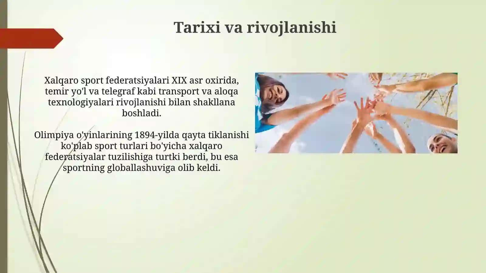 Xalqaro sport federatsiyalari va ularning faolyati 3