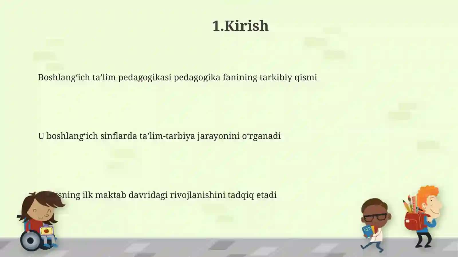 Boshlang‘ich ta’lim pedagogikasi sifanining mazmuni 3