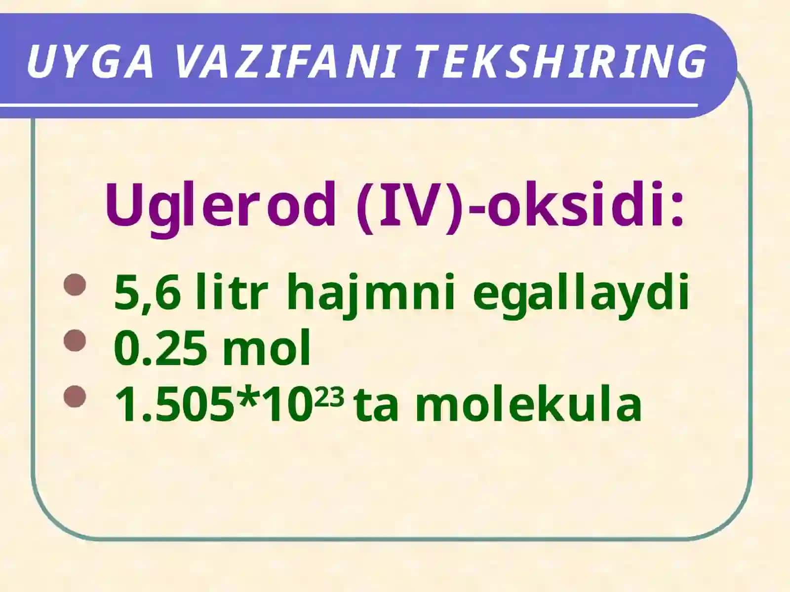 Tabiat sirlarini o'rganar Kimyo 3