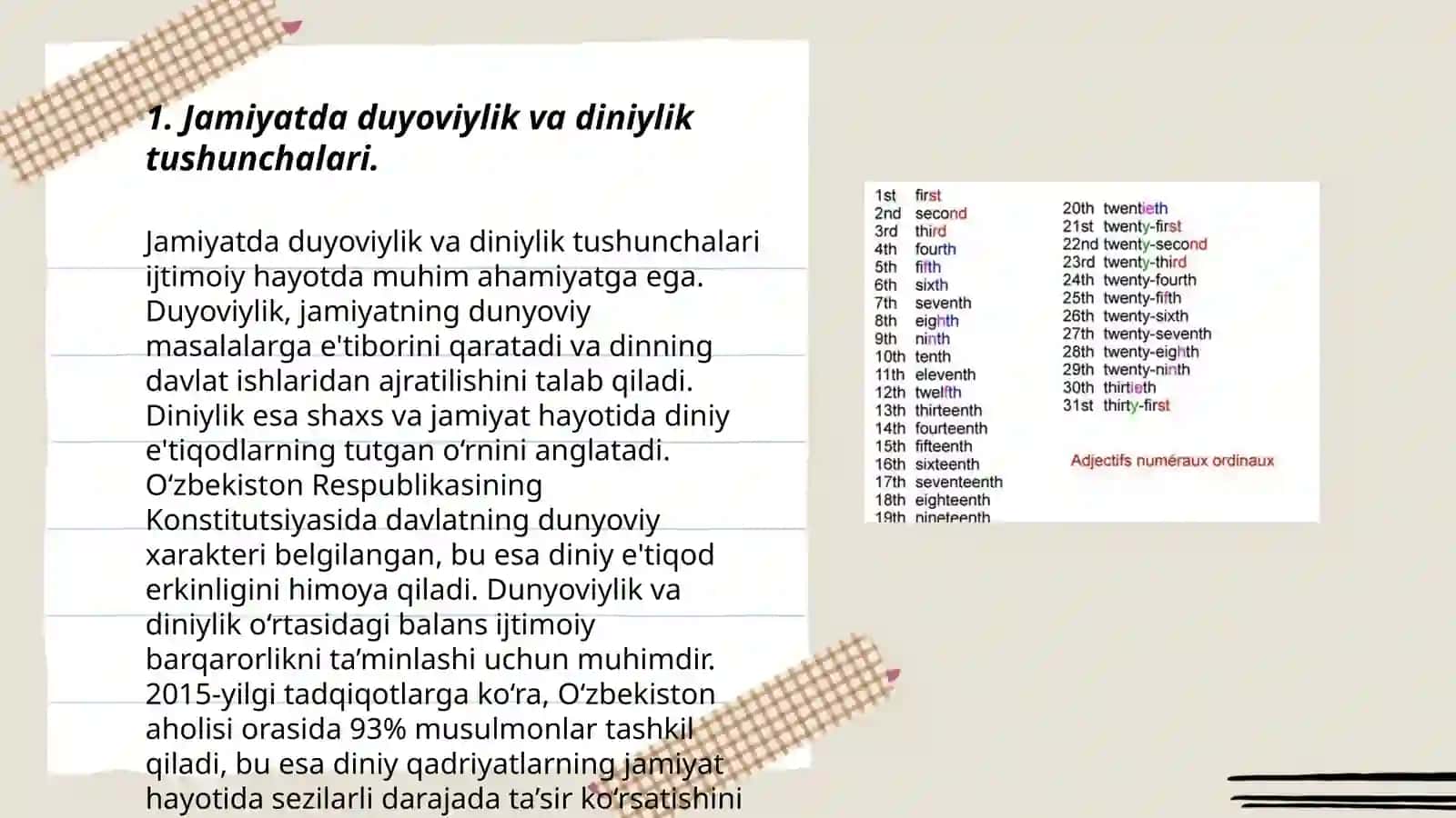 Jamiyat hayotida duyoviylik va diniylik mutanosibligi 3