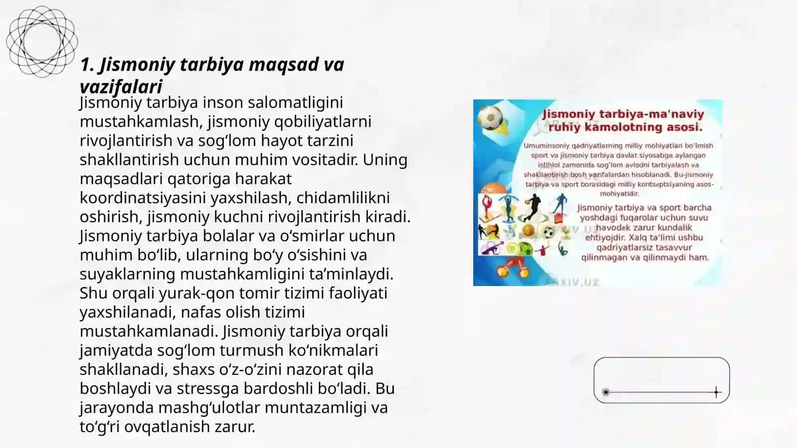 Jismoniy tarbiya maqsad va vazifalari 3