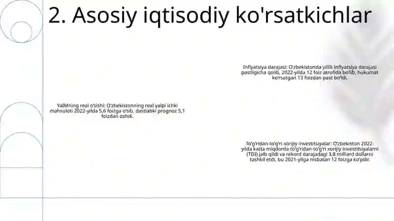 O'Zbekistonda Iqtisodiy Rivojlanish 3
