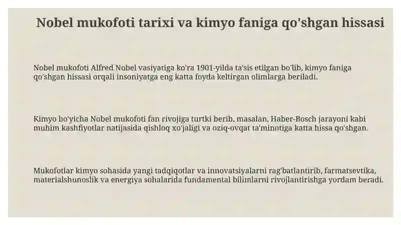 KimyosohasidaNobelmukofotisovrindorlarivayutuqlari 3