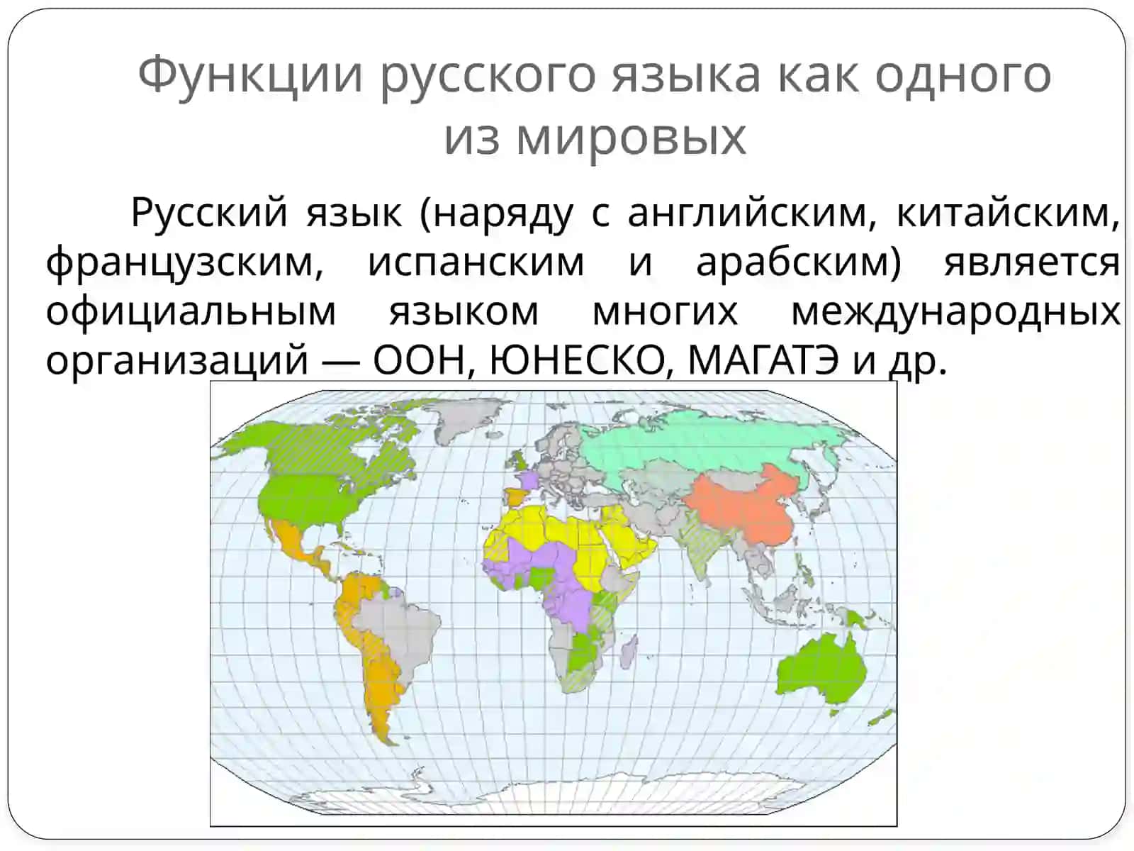 Русский язык как один из мировых языков 3