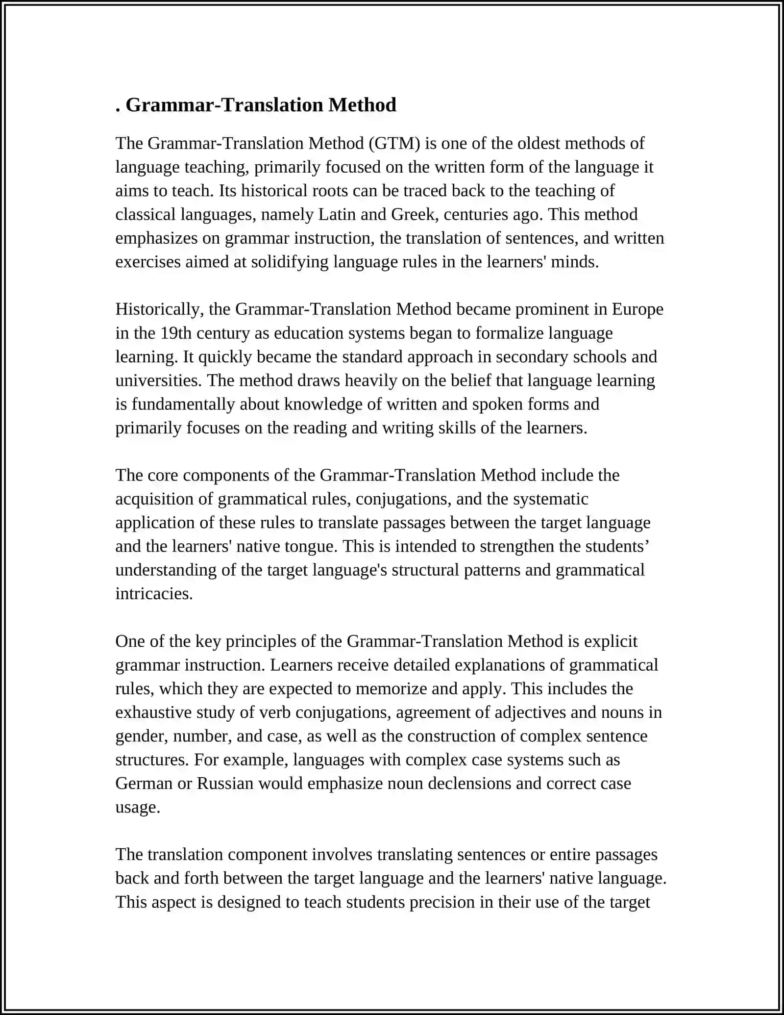 Grammar-Translation Method 3