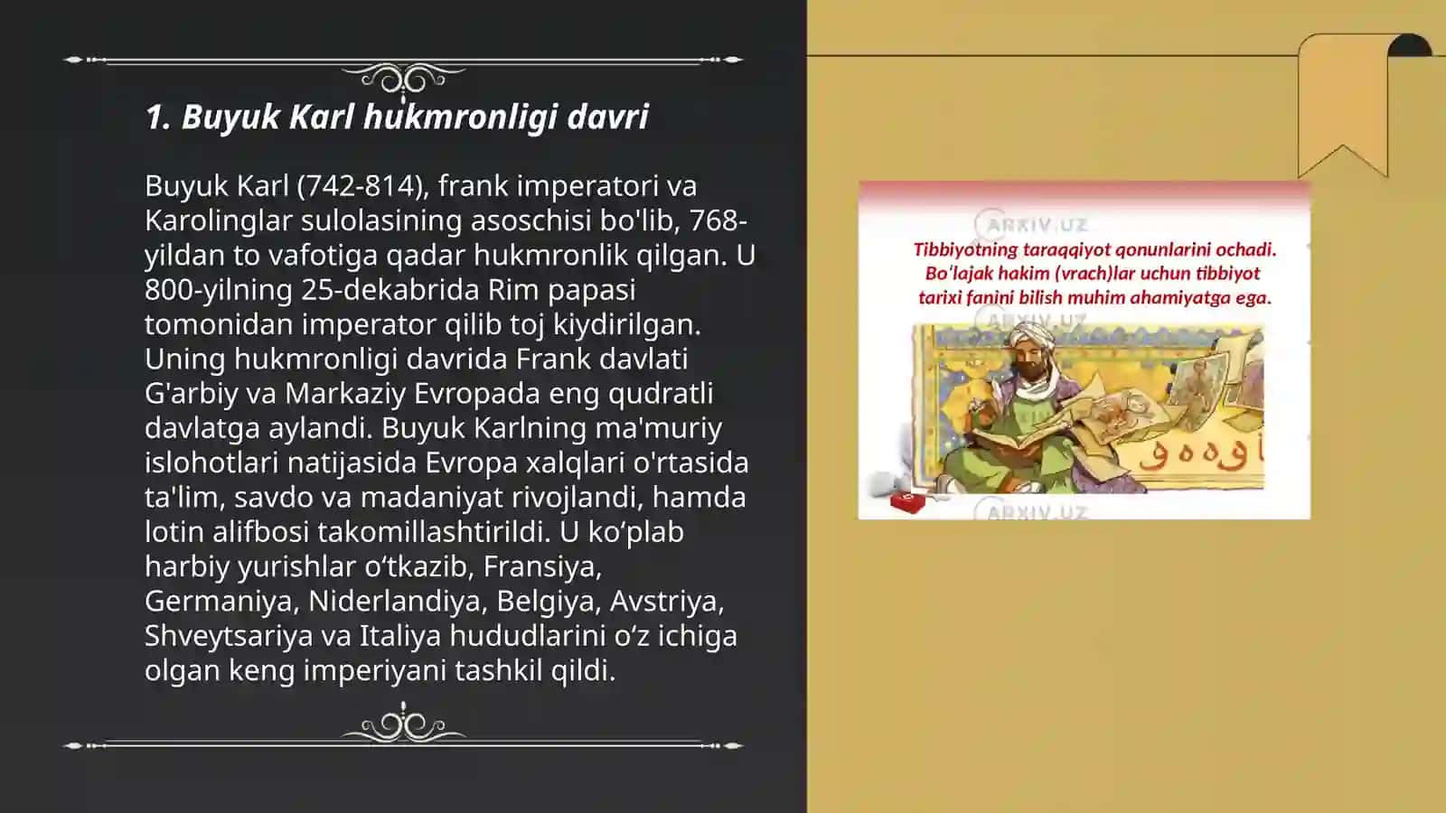 Buyuk Karl faoliyati 3