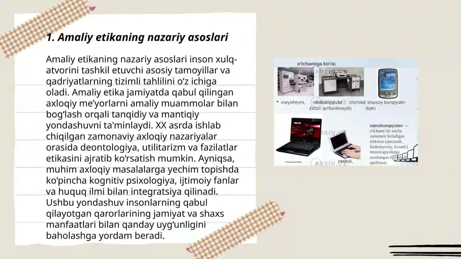 Amaliy etikaning predmeti va tarixi 3